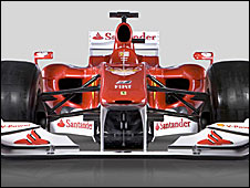 The New 2010 Ferrari Up-Close Front